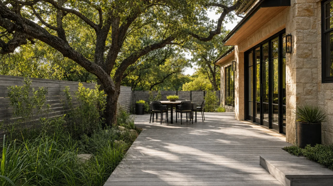Outdoor living, renewed illustrative before concept