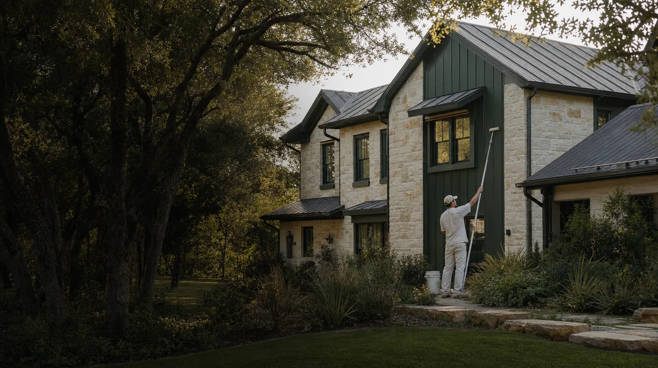 Illustrative Austin home inspiration, not an actual Westlake Hills project